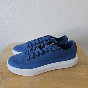 New Allbirds Mens Canvas Piper Everyday Sneakers Size 11.5 Basin Light Blue